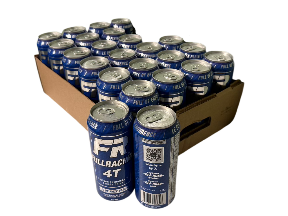 FULLRACING 4T - Boisson énergisante – (24x473ml)