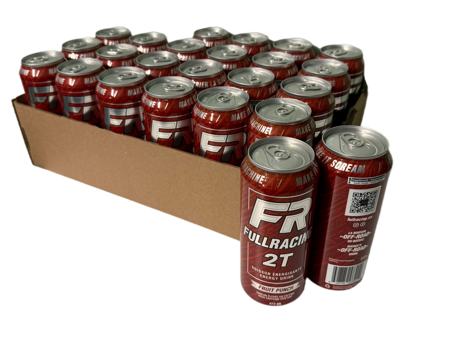 FULLRACING 2T - Boisson énergisante 24x473ml