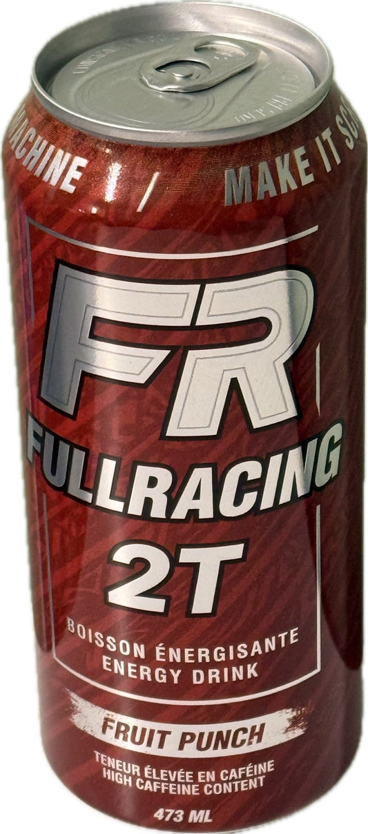 FULLRACING 2T - Boisson énergisante - 12x473ml – Boisson énergisante FULLRACING – saveur – fullracing