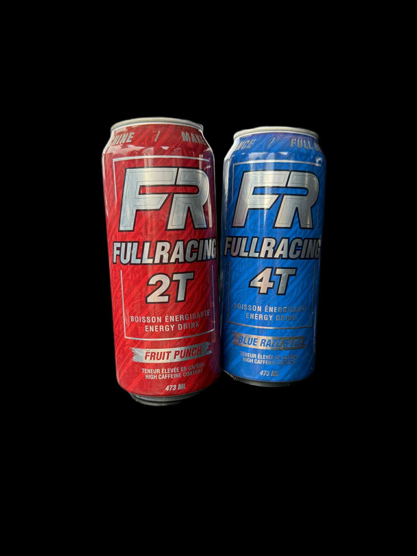 FullRacing Duo 2T + 4T — 2 canettes pour 8$ (473 ml) – Boisson énergisante FULLRACING – saveur – fullracing